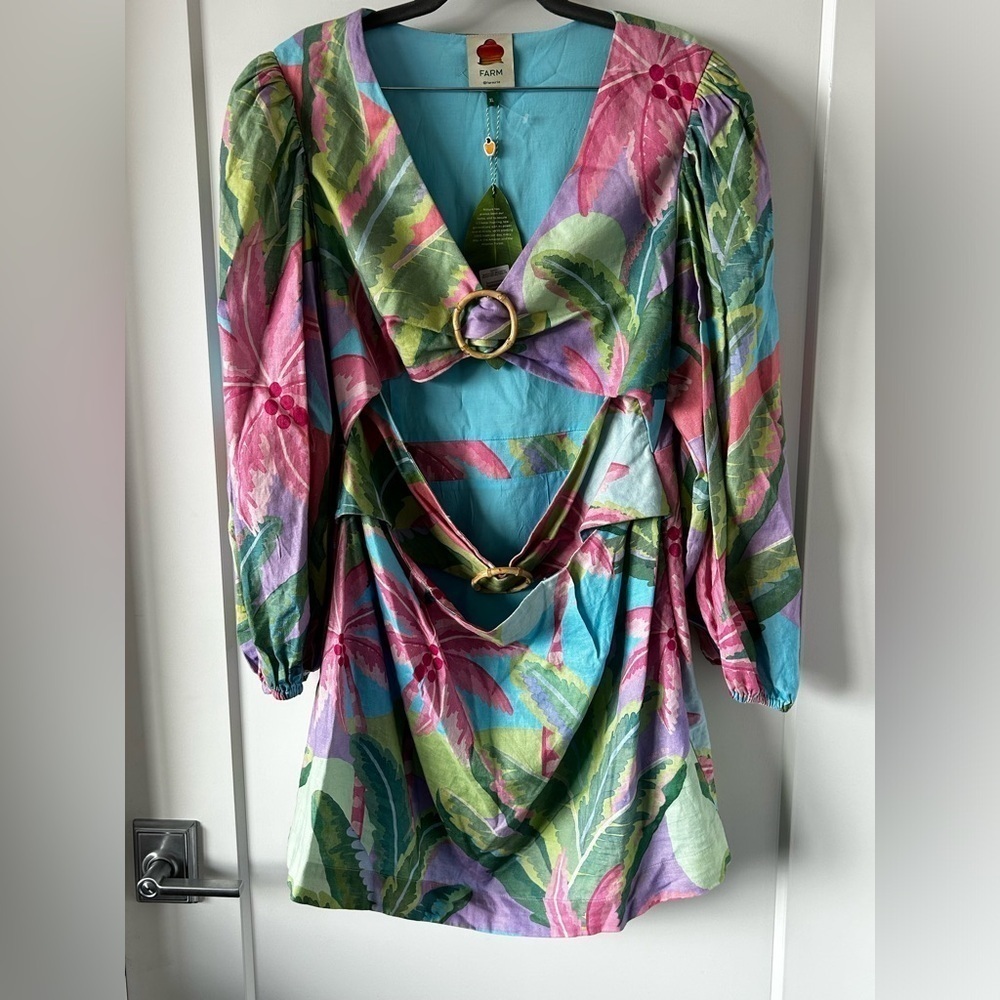 FARM Rio Colorful Floral Mini Dress